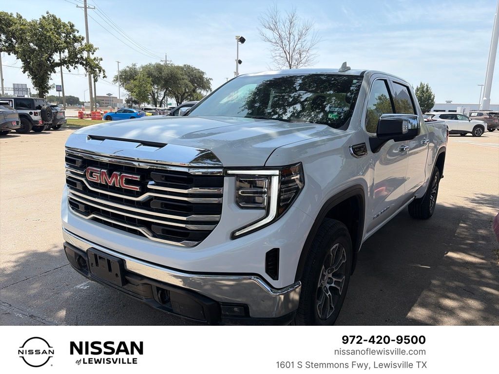 Summit White 2025 GMC Sierra 1500 Pickup Truck Four-Wheel Drive Automatic