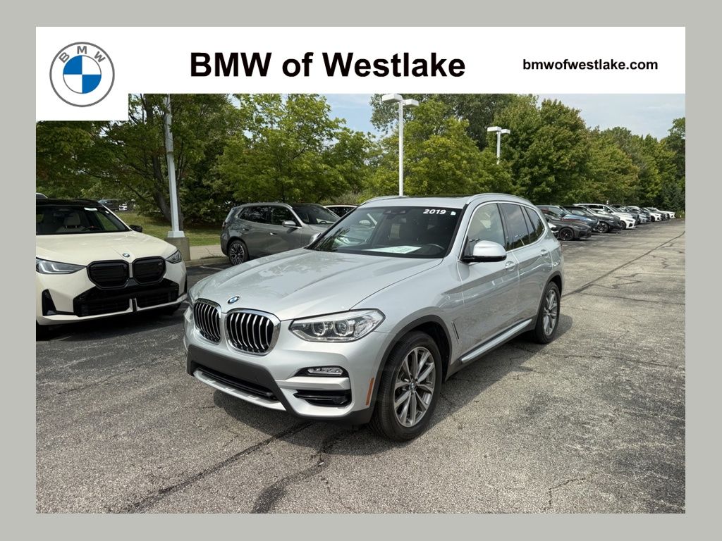 Glacier Silver Metallic 2019 BMW X3 SUV / Crossover All-Wheel Drive 8-Speed Automatic