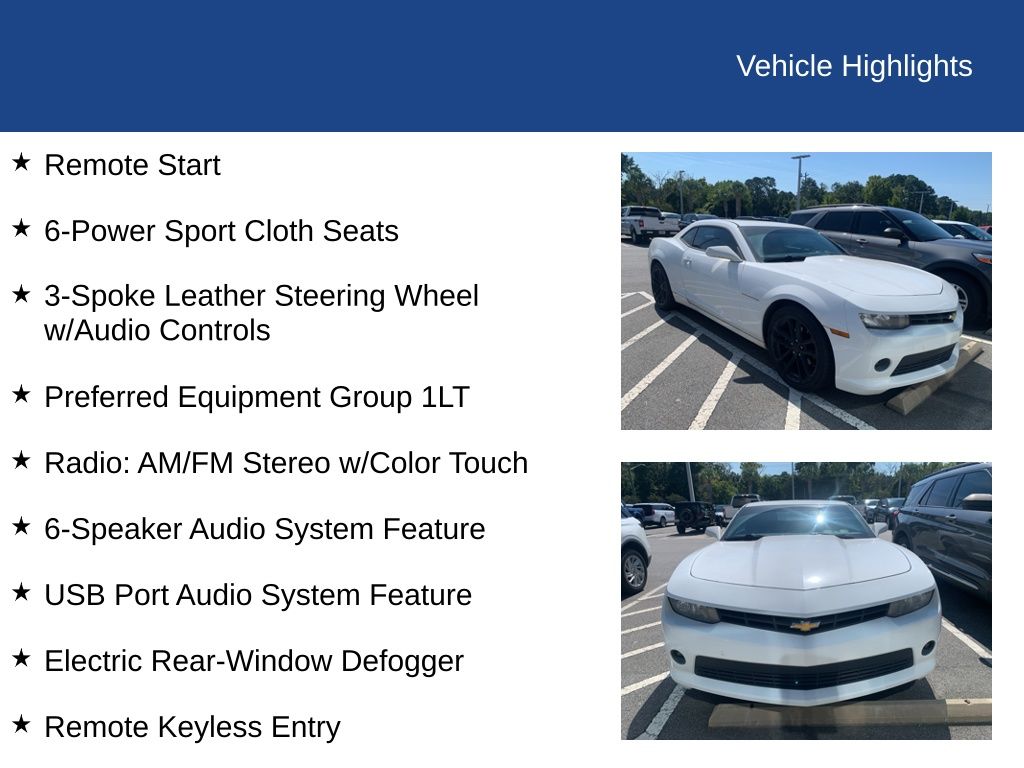 2015 Chevrolet Camaro LT