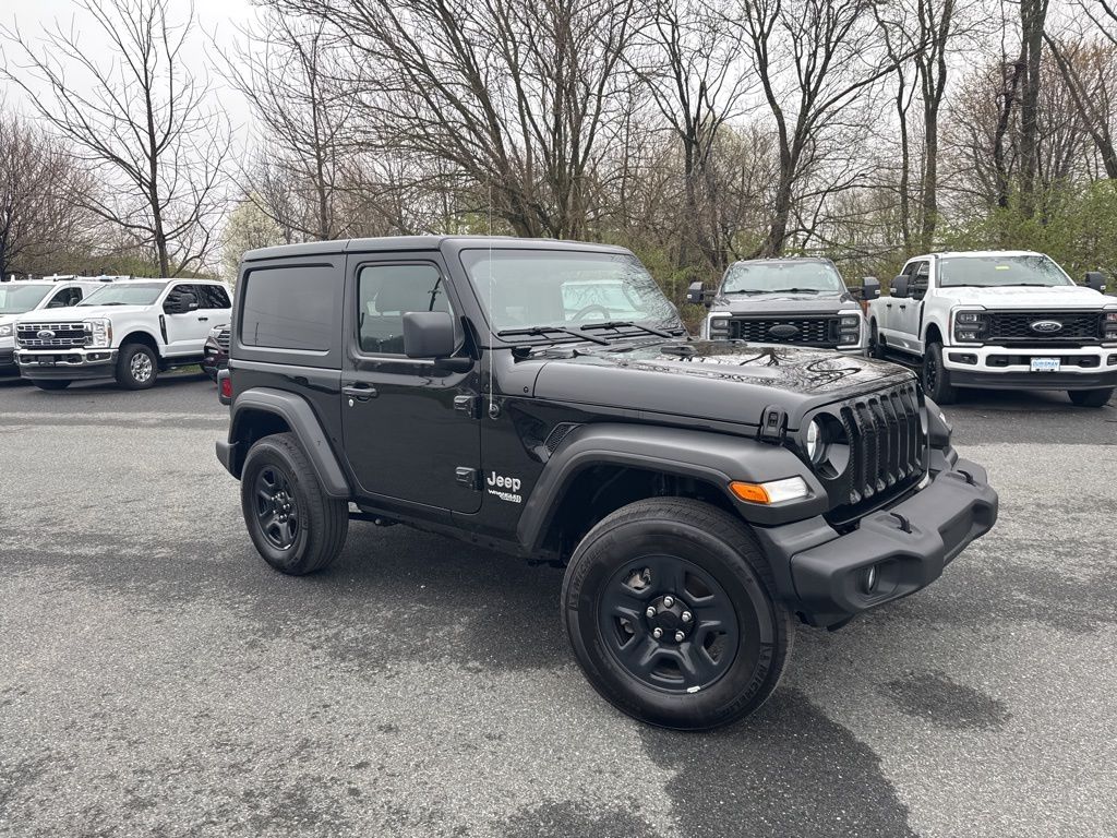 Black Clearcoat 2021 Jeep Wrangler Sport 4WD SUV / Crossover Four-Wheel Drive 8-Speed Automatic
