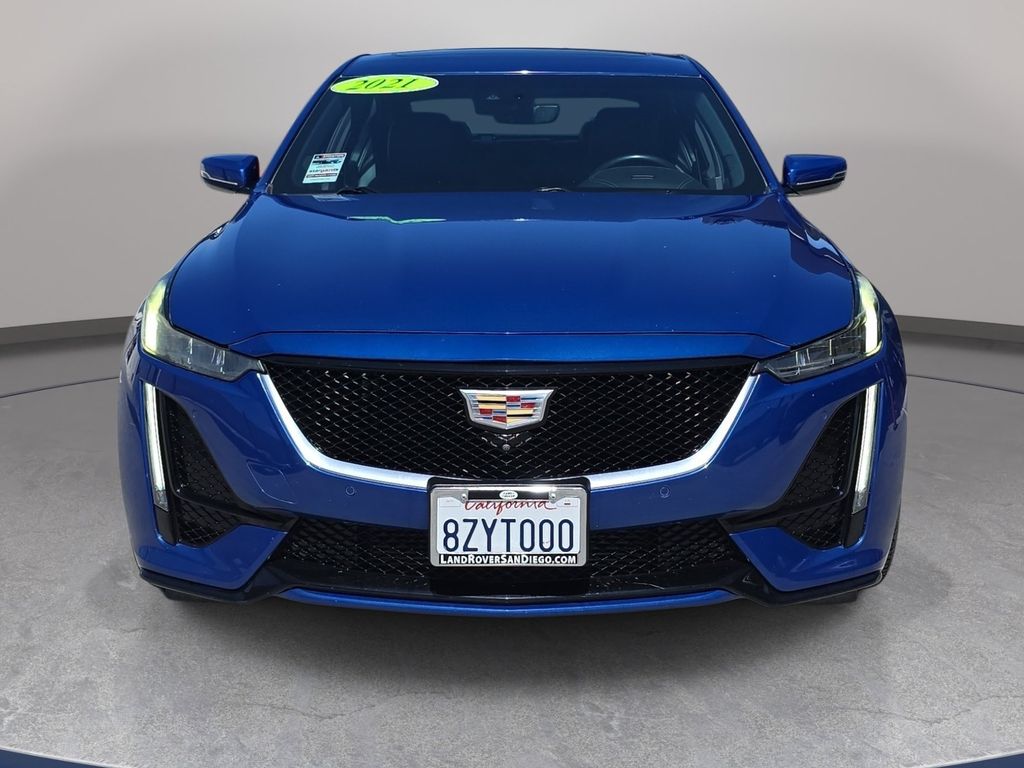 Used 2021 Blue Cadillac Sport image 3
