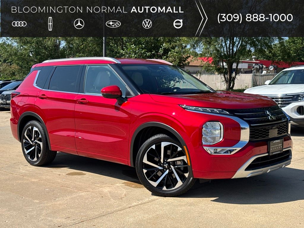 Red Diamond 2023 Mitsubishi Outlander SUV / Crossover All-Wheel Drive Continuously Variable Transmission