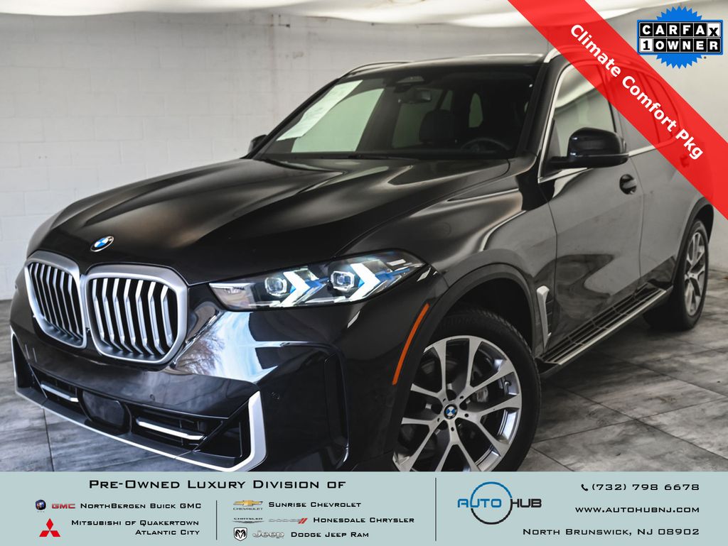 Black Sapphire Metallic 2025 BMW X5 xDrive40i AWD SUV / Crossover All-Wheel Drive 8-Speed Automatic