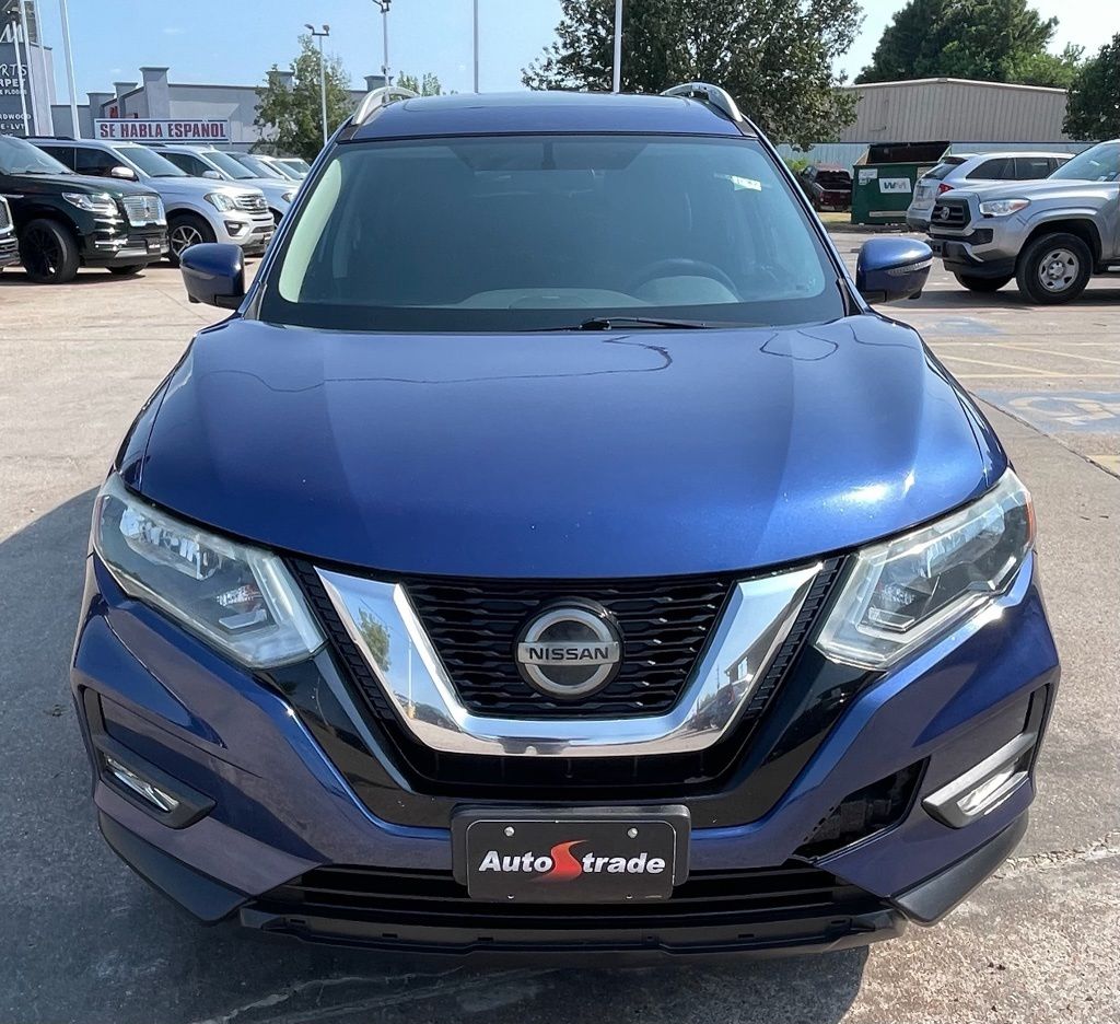 2018 Nissan Rogue SV Blue at Texan Dodge Chrysler Jeep Ram