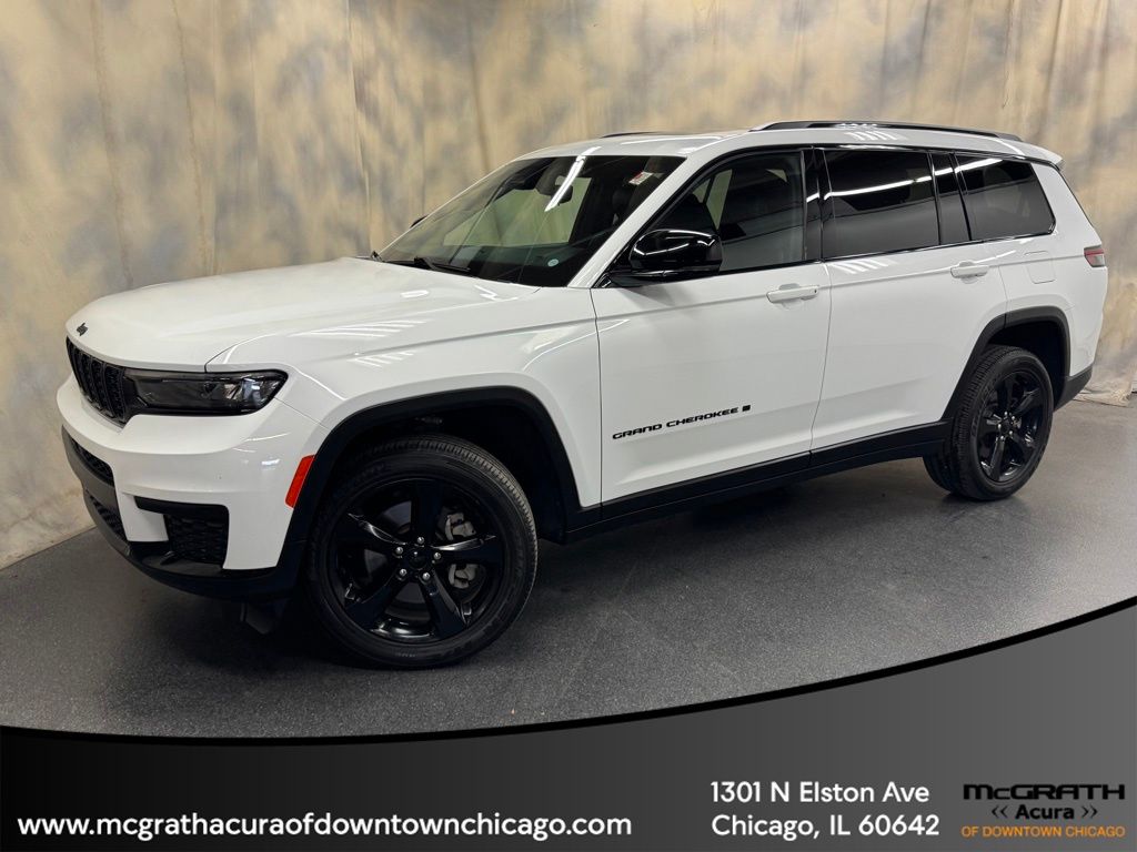 Bright White Clearcoat 2024 Jeep Grand Cherokee L Altitude X 4WD SUV / Crossover Four-Wheel Drive 8-Speed Automatic