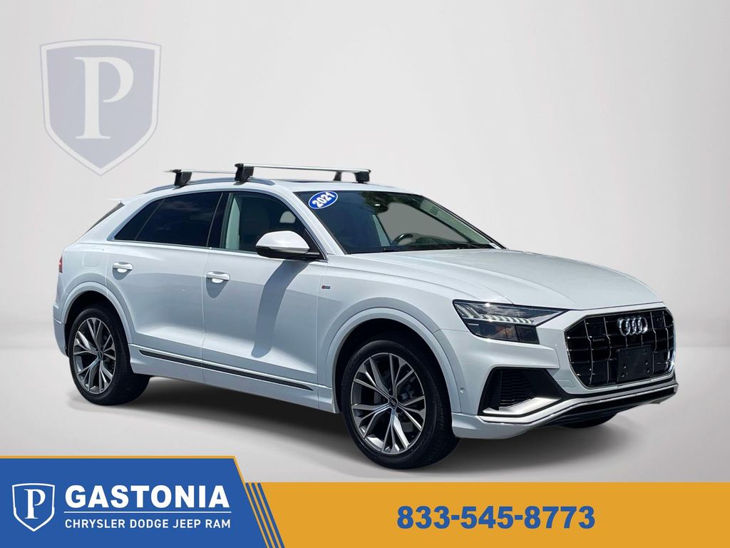 Glacier White 2021 Audi Q8 quattro Prestige 55 TFSI SUV / Crossover All-Wheel Drive 8-Speed Automatic