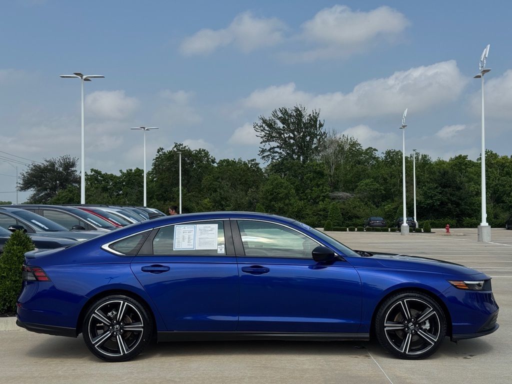 2024 Honda Accord Hybrid Sport Blue at Parkway Family Mazda