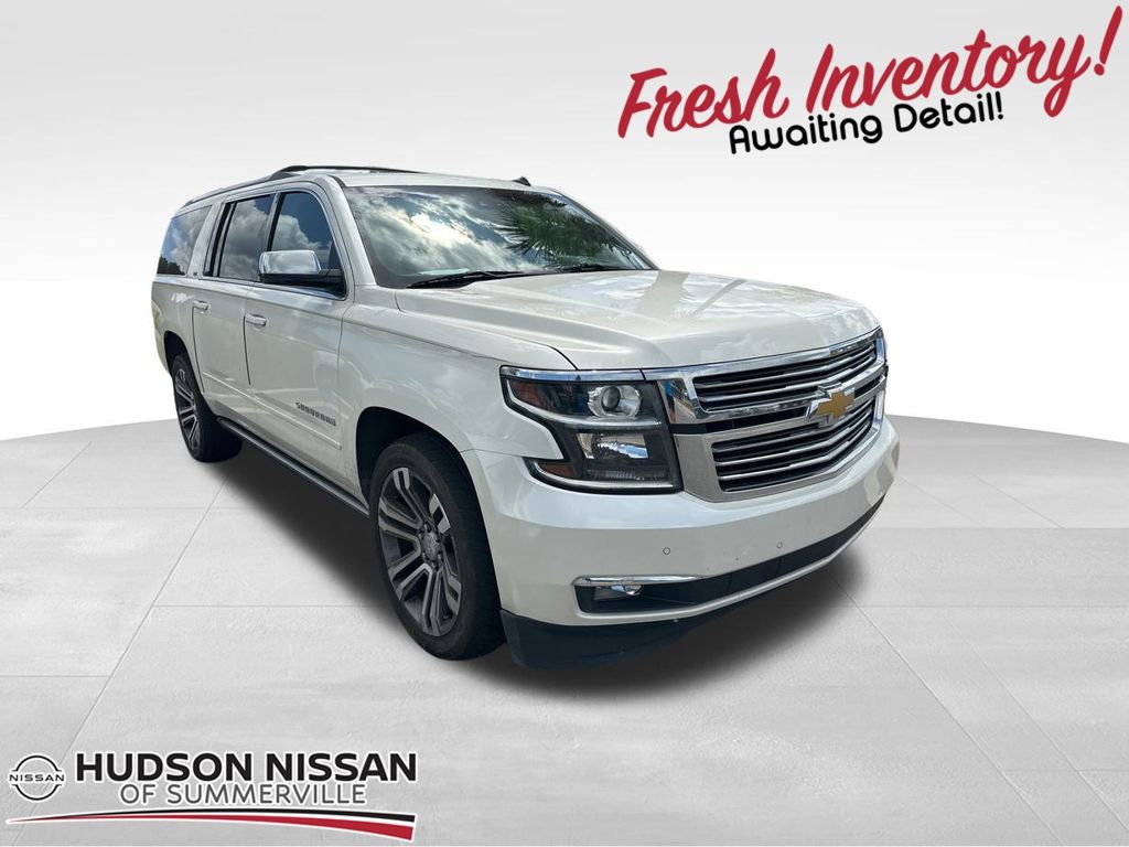 2015 White Diamond Tricoat Chevrolet Suburban LTZ RWD SUV