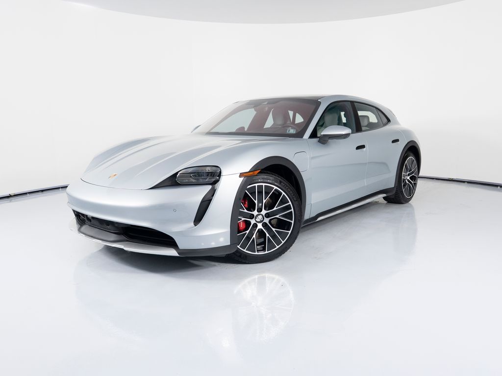 Dolomite Silver Metallic 2022 Porsche Taycan Wagon All-Wheel Drive 2-Speed Automatic