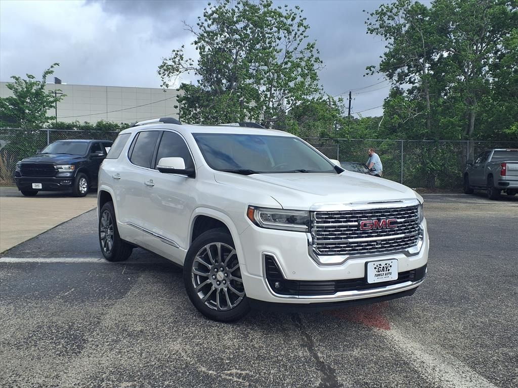 White Frost 2020 GMC Acadia Denali FWD SUV / Crossover Front-Wheel Drive 9-Speed Automatic