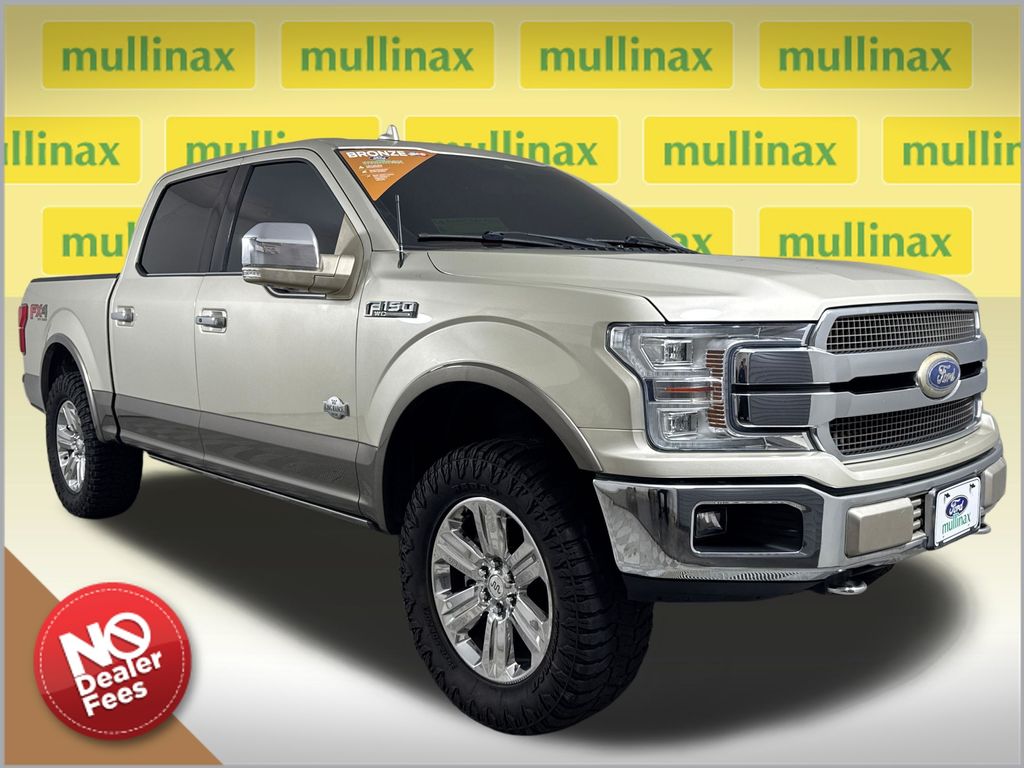 White Gold 2018 Ford F-150 Pickup Truck Four-Wheel Drive Automatic