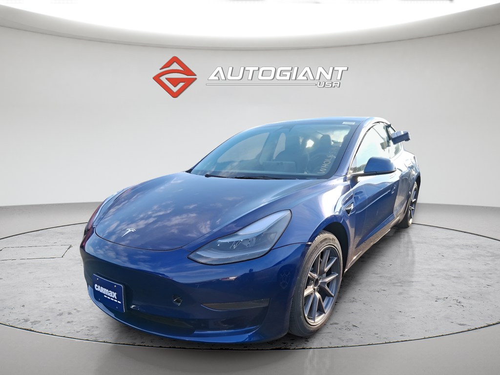 Blue 2023 Tesla Model 3 RWD Sedan Rear-Wheel Drive 1-Speed Automatic