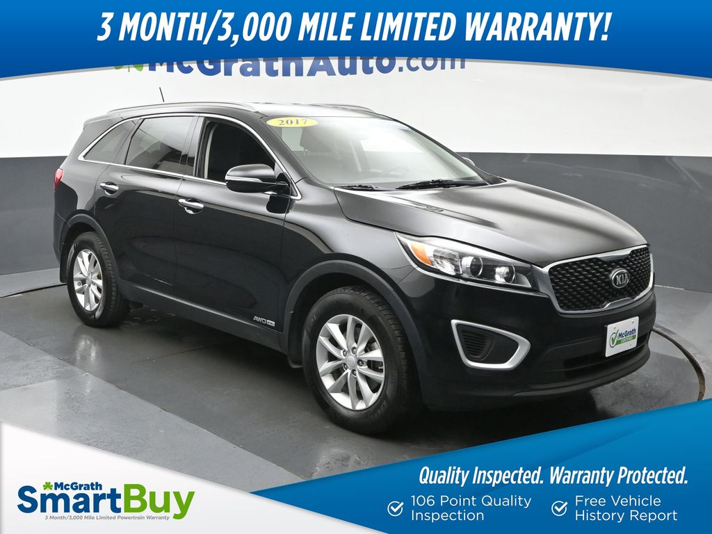 Ebony Black 2017 Kia Sorento LX V6 AWD SUV / Crossover All-Wheel Drive 6-Speed Automatic