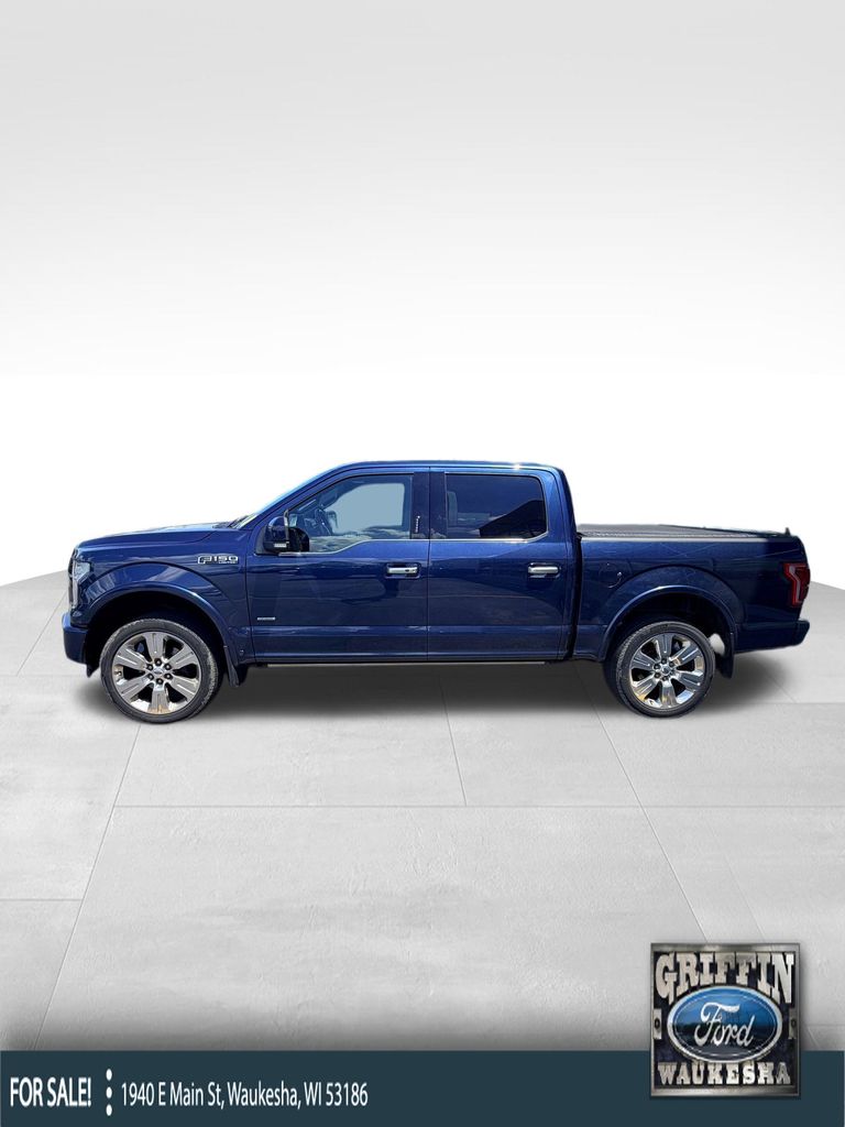 Blue Jeans Metallic 2017 Ford F-150 Pickup Truck Four-Wheel Drive Automatic