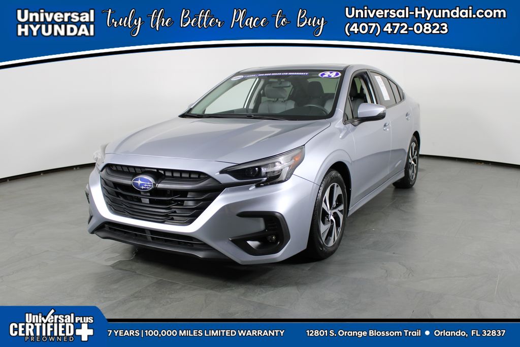 Ice Silver Metallic 2024 Subaru Legacy Premium AWD Sedan All-Wheel Drive Continuously Variable Transmission