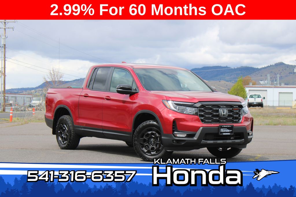 Radiant Red Metallic II 2026 Honda Ridgeline Pickup Truck All-Wheel Drive 9-Speed Automatic