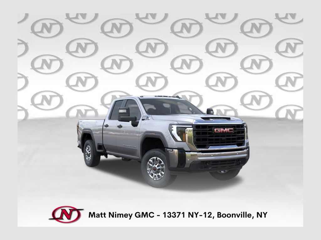 Sterling Metallic 2026 GMC Sierra 2500HD Pro Double Cab 4WD Pickup Truck Four-Wheel Drive Automatic