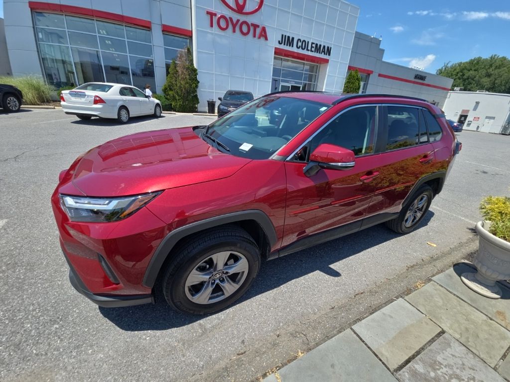 Red (Ruby Flare Pearl) 2025 Toyota RAV4 XLE AWD SUV / Crossover All-Wheel Drive 8-Speed Automatic