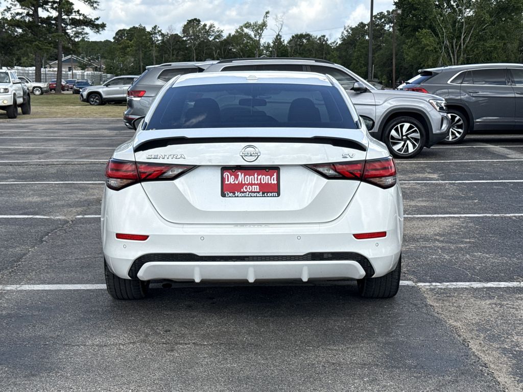2023 Nissan Sentra SV White at DeMontrond Auto Country