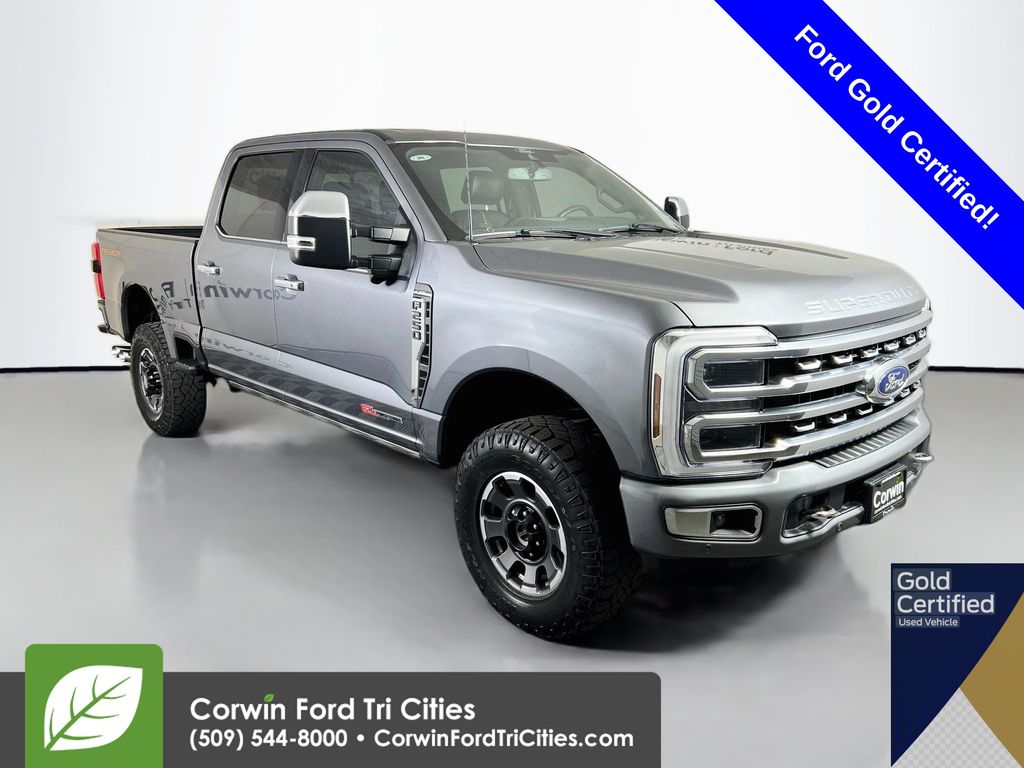 Gray Metallic 2024 Ford F-250 Super Duty Pickup Truck Four-Wheel Drive Automatic