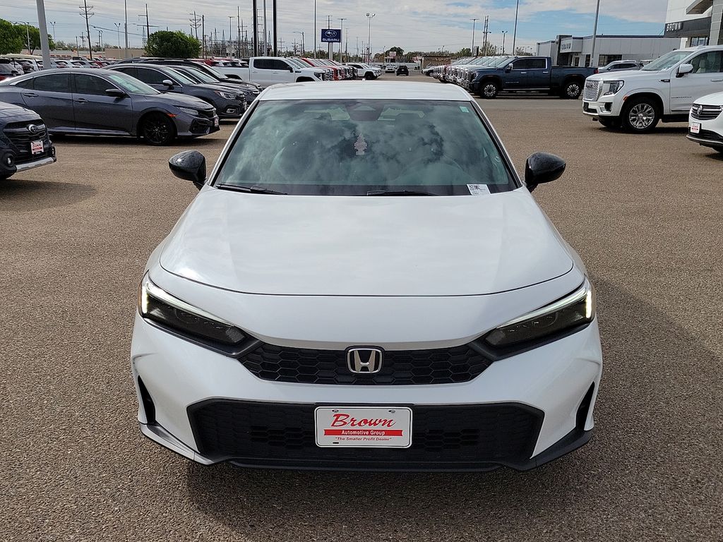 2025 Honda Civic Sport White at Brown Honda