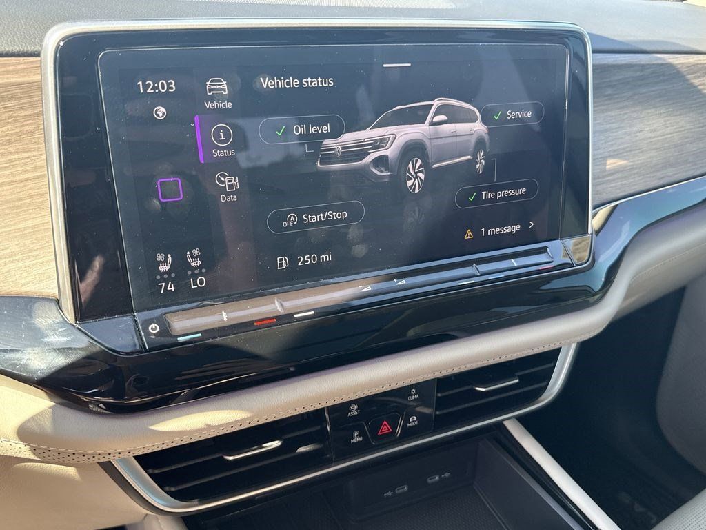 2025 Volkswagen Atlas 2.0T SEL Premium R-Line White at DeMontrond Gulf Freeway