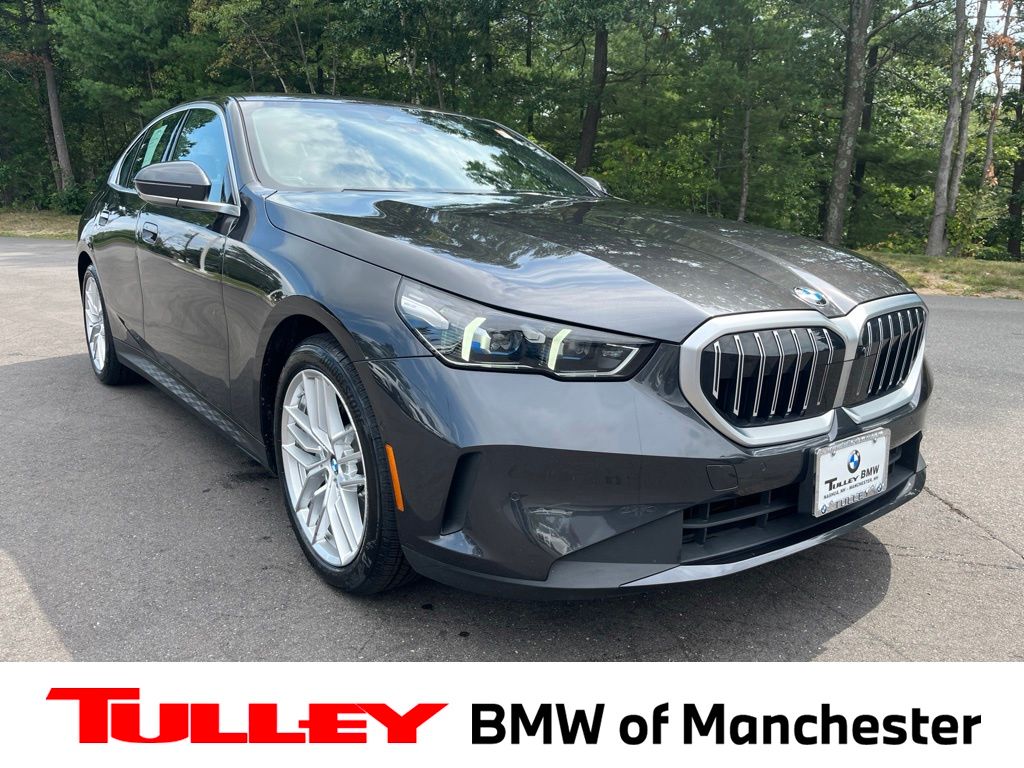 Gray (Dark Graphite Metallic) 2024 BMW 5 Series Sedan All-Wheel Drive 8-Speed Automatic