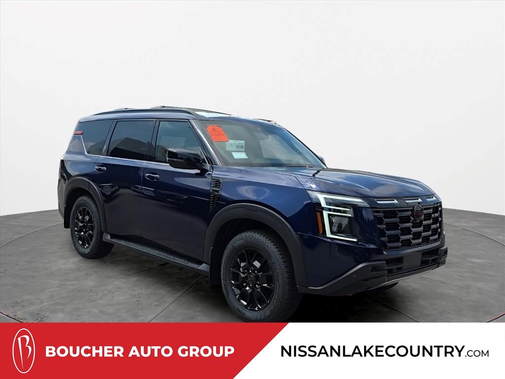 Deep Ocean Blue Pearl 2025 Nissan Armada PRO-4X 4WD SUV / Crossover Four-Wheel Drive 9-Speed Automatic