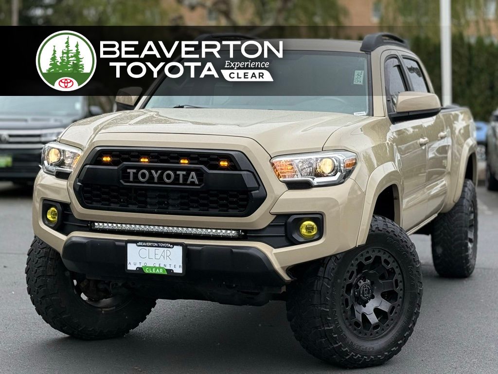 Quicksand 2017 Toyota Tacoma SR5 V6 Double Cab LB 4WD Pickup Truck Four-Wheel Drive 6-Speed Automatic