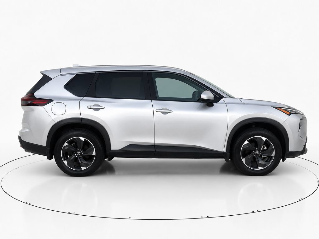 Brilliant Silver Metallic 2024 Nissan Rogue SUV / Crossover All-Wheel Drive Continuously Variable Transmission