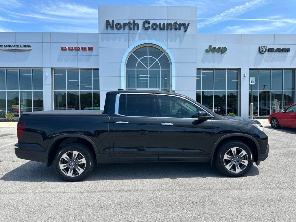 Black 2019 Honda Ridgeline Pickup Truck All-Wheel Drive 6-Speed Automatic