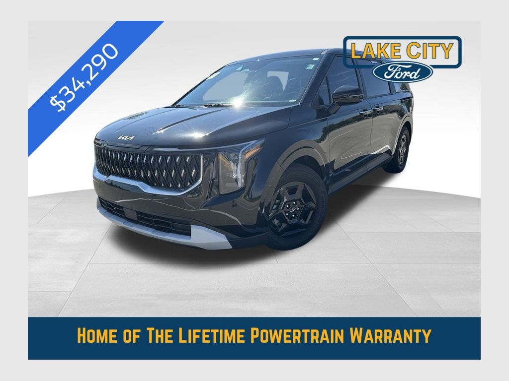 Aurora Black Pearl 2025 Kia Carnival Minivan Front-Wheel Drive 8-Speed Automatic