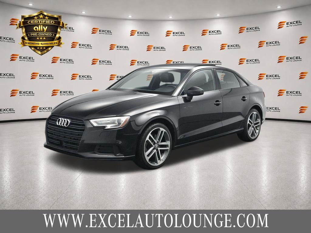 Black Metallic 2020 Audi A3 Sedan Front-Wheel Drive 7-Speed Automatic