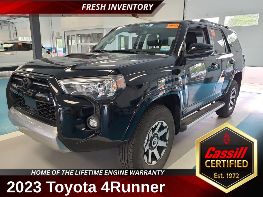 Midnight Black Metallic 2023 Toyota 4Runner SUV / Crossover Four-Wheel Drive 5-Speed Automatic