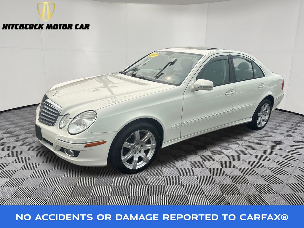 White 2007 Mercedes-Benz E-Class Sedan All-Wheel Drive 5-Speed Automatic Overdrive