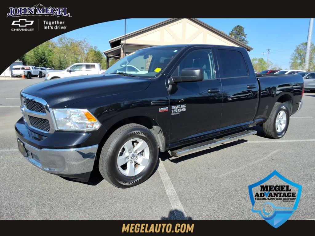 Diamond Black Crystal Pearlcoat 2019 RAM 1500 Classic SLT Crew Cab RWD Pickup Truck 4X2 8-Speed Automatic