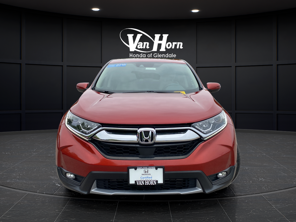 Certified Used 2018 Molten Lava Pearl Honda EX image 2