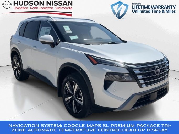 2025 Everest White Pearl Nissan Rogue SL SUV