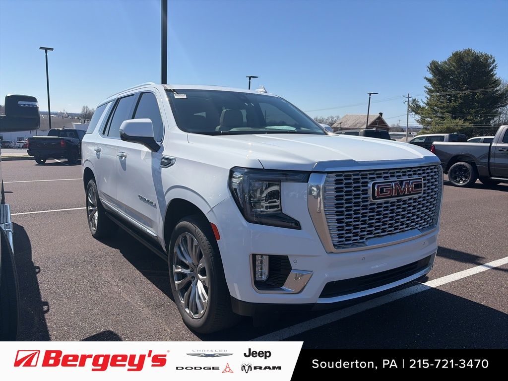 Summit White 2022 GMC Yukon Denali 4WD SUV / Crossover Four-Wheel Drive