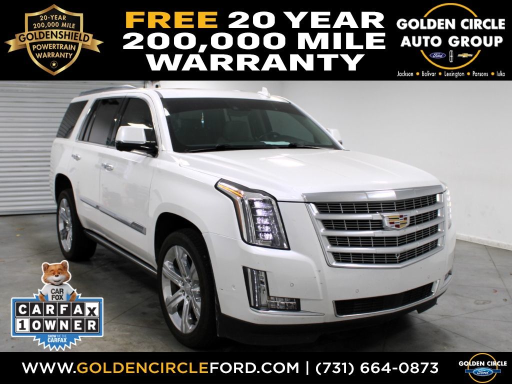 Crystal White Tricoat 2020 Cadillac Escalade SUV / Crossover Four-Wheel Drive