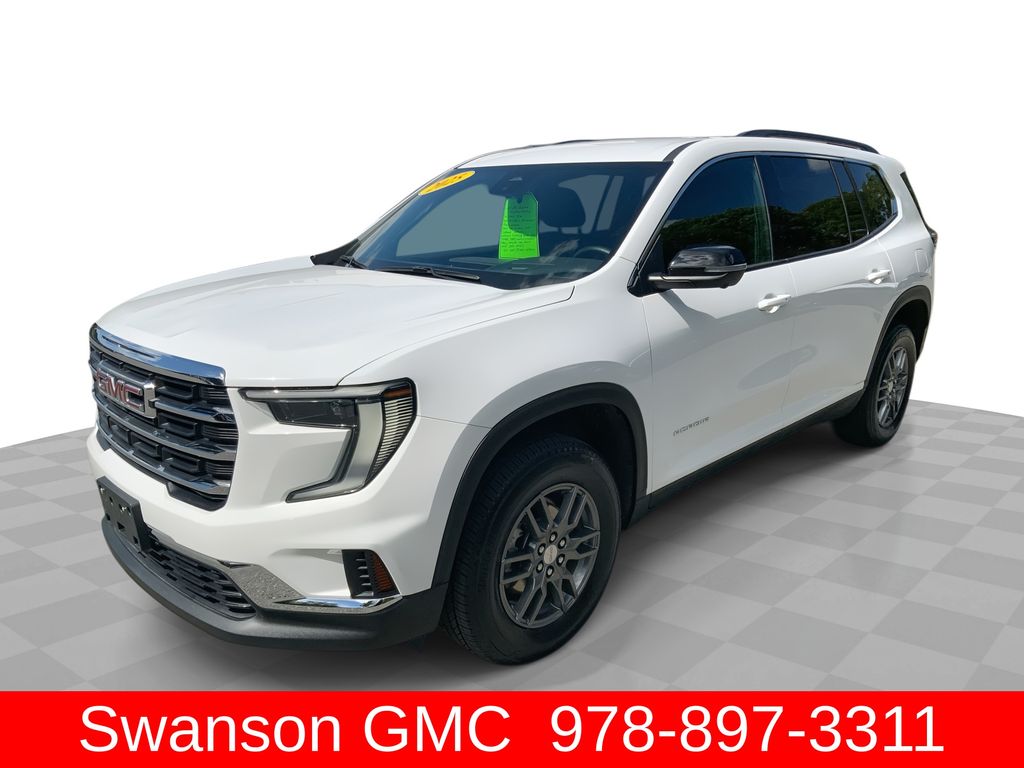 Summit White 2025 GMC Acadia SUV / Crossover Four-Wheel Drive 8-Speed Automatic