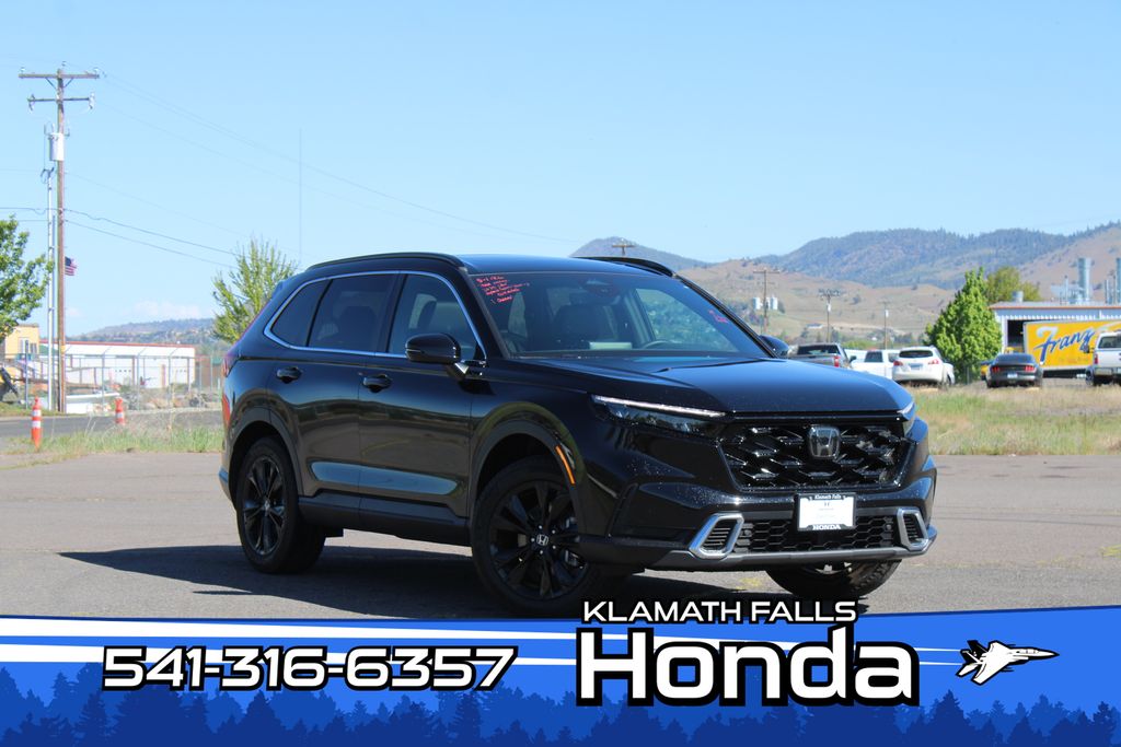 Crystal Black Pearl 2025 Honda CR-V Hybrid SUV / Crossover All-Wheel Drive Continuously Variable Transmission