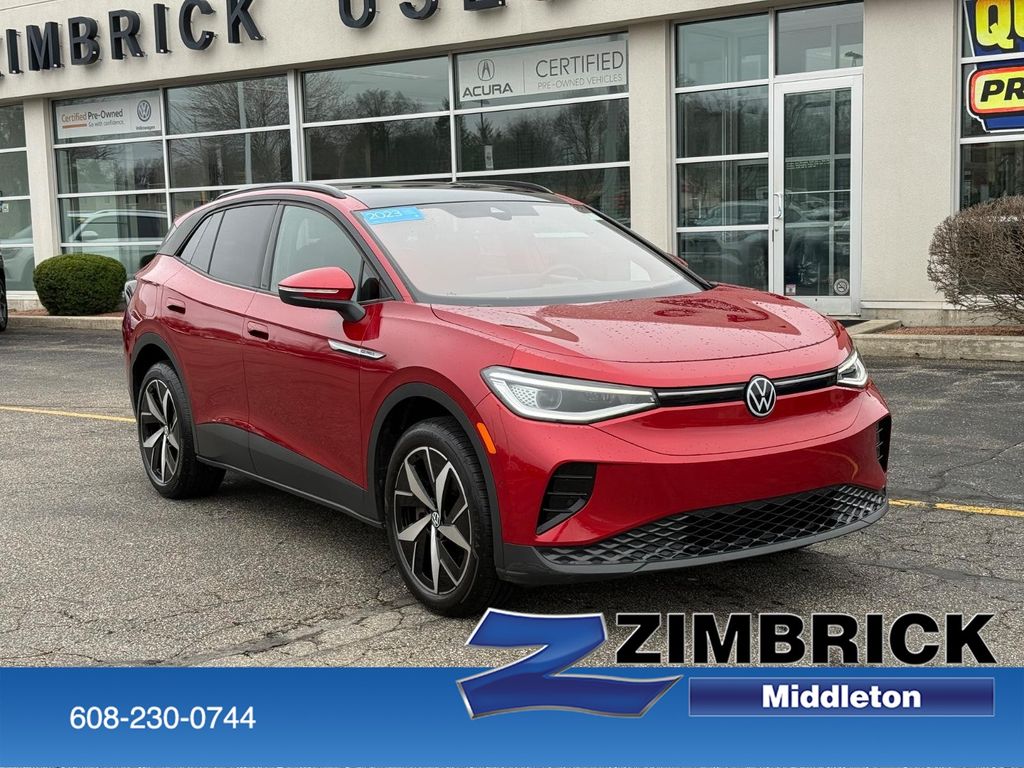 Aurora Red Metallic 2023 Volkswagen ID.4 Pro S AWD SUV / Crossover All-Wheel Drive Automatic