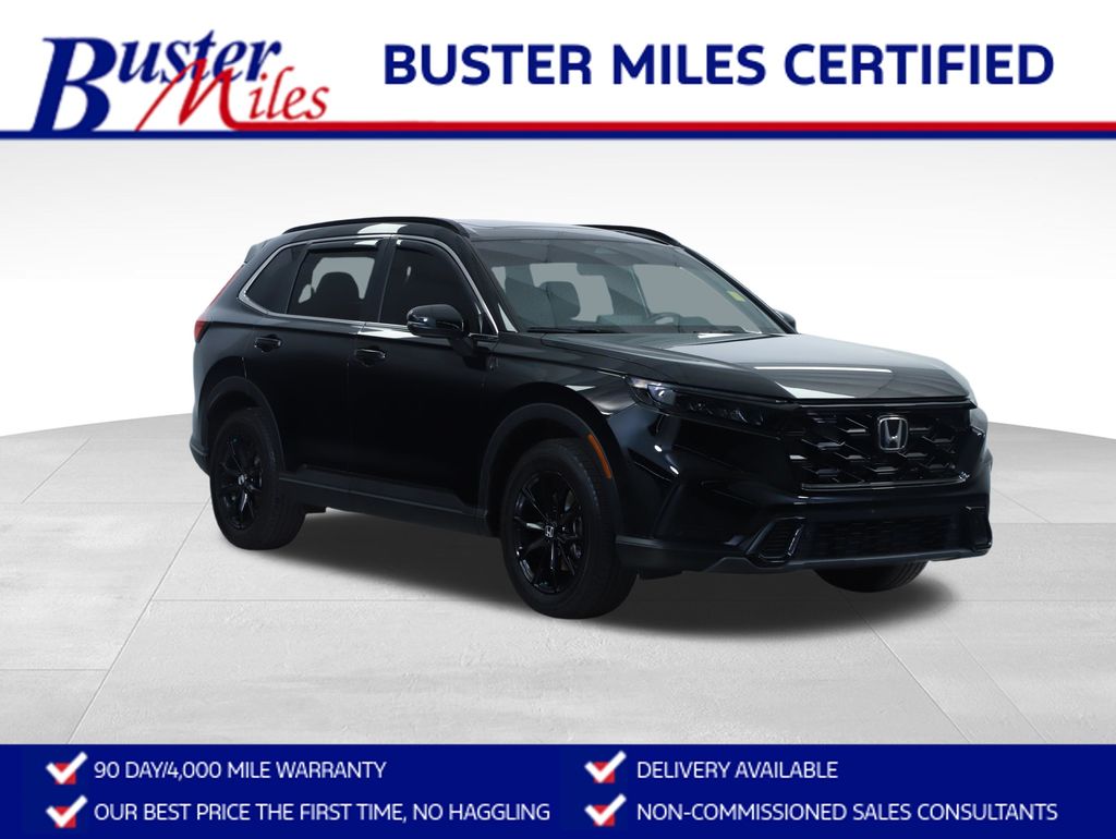 Black 2025 Honda CR-V Hybrid Sport-L AWD SUV / Crossover All-Wheel Drive Continuously Variable Transmission