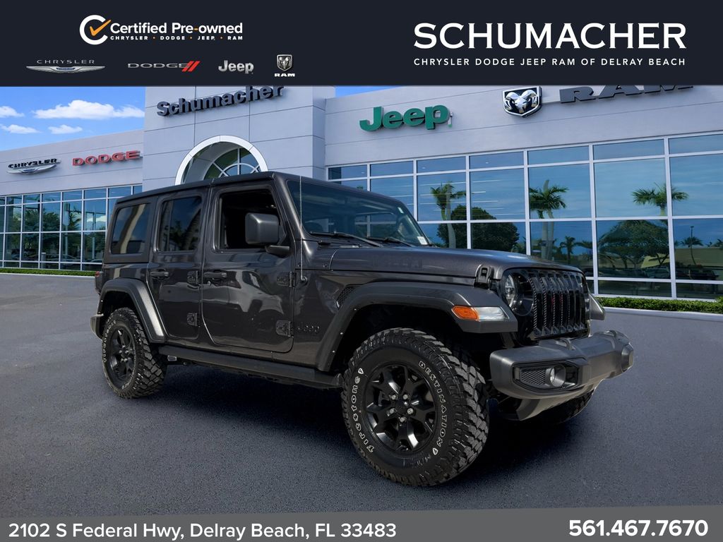 used 2022 Jeep Wrangler car, priced at $28,988