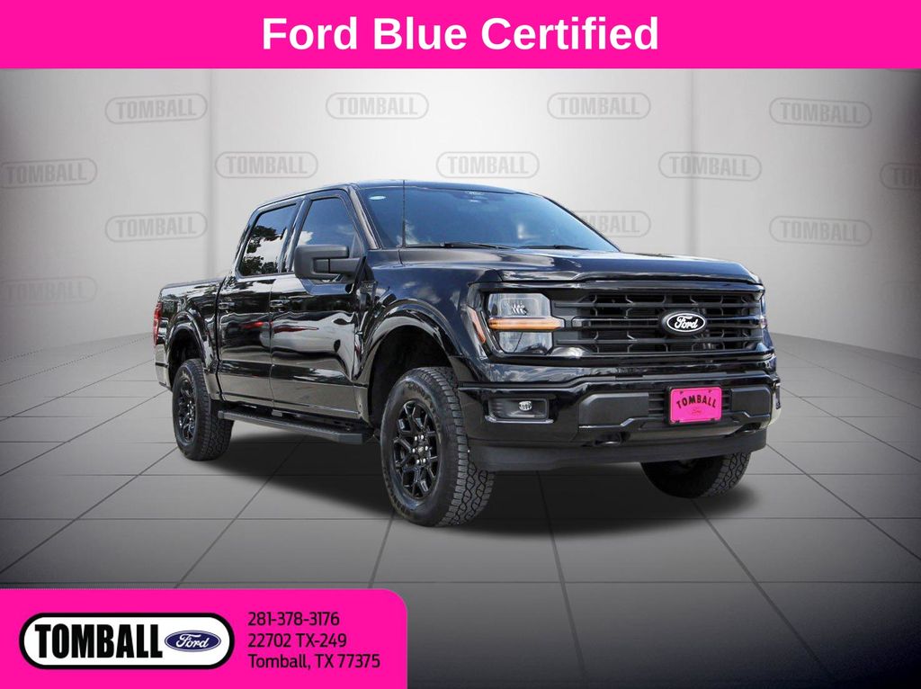 Black Metallic 2025 Ford F-150 Pickup Truck Four-Wheel Drive Automatic