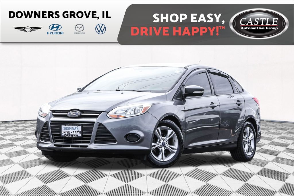 Sterling Gray Metallic 2014 Ford Focus SE Sedan Front-Wheel Drive 6-Speed Automatic