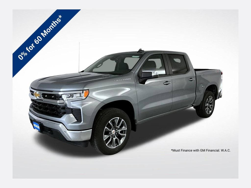 Sterling Gray Metallic 2026 Chevrolet Silverado 1500 Pickup Truck Four-Wheel Drive 8-Speed Automatic