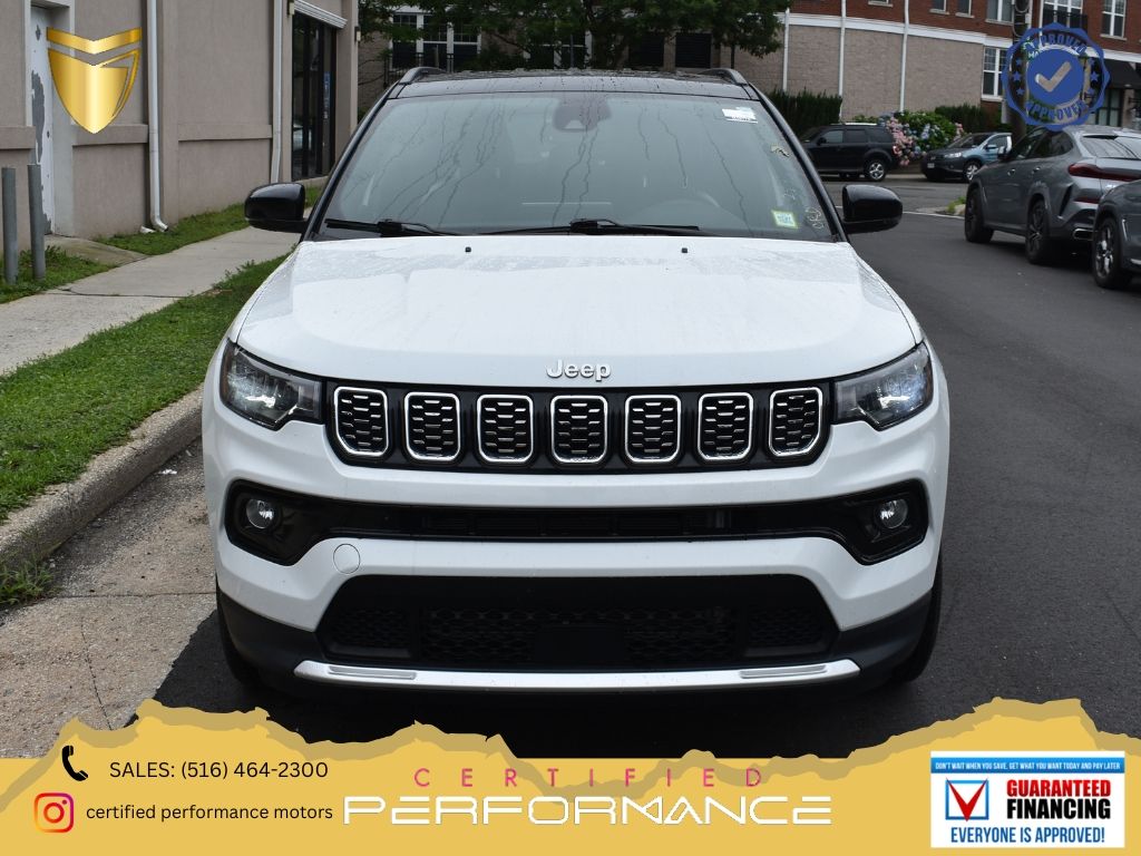 Bright White Clearcoat 2025 Jeep Compass SUV / Crossover Four-Wheel Drive 8-Speed Automatic