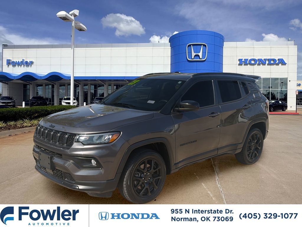 Gray (Granite Crystal Metallic Clearcoat) 2023 Jeep Compass SUV / Crossover Four-Wheel Drive 8-Speed Automatic
